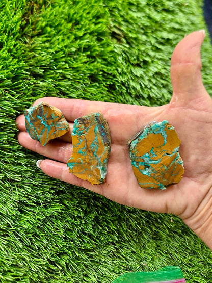 Globe Chrysocolla Slab Bundle -3