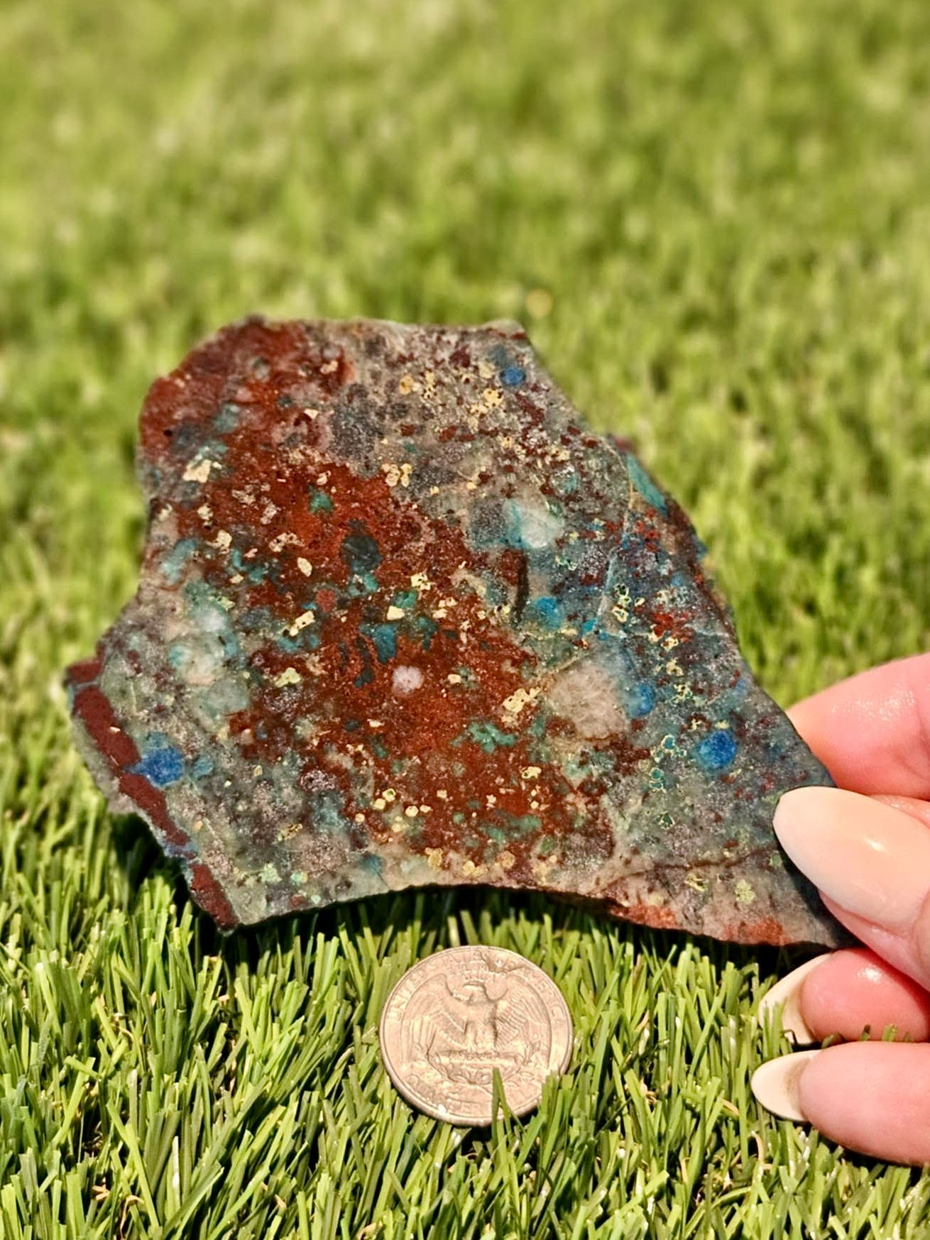 Globe Chrysocolla Slabs 61-66