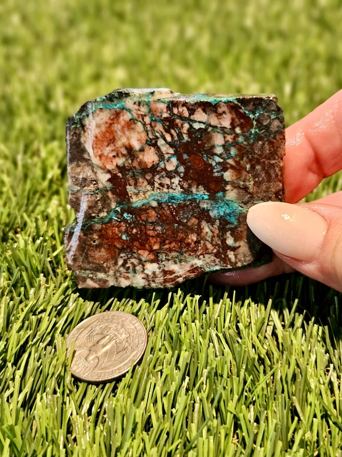 Globe Chrysocolla Slabs 67-72
