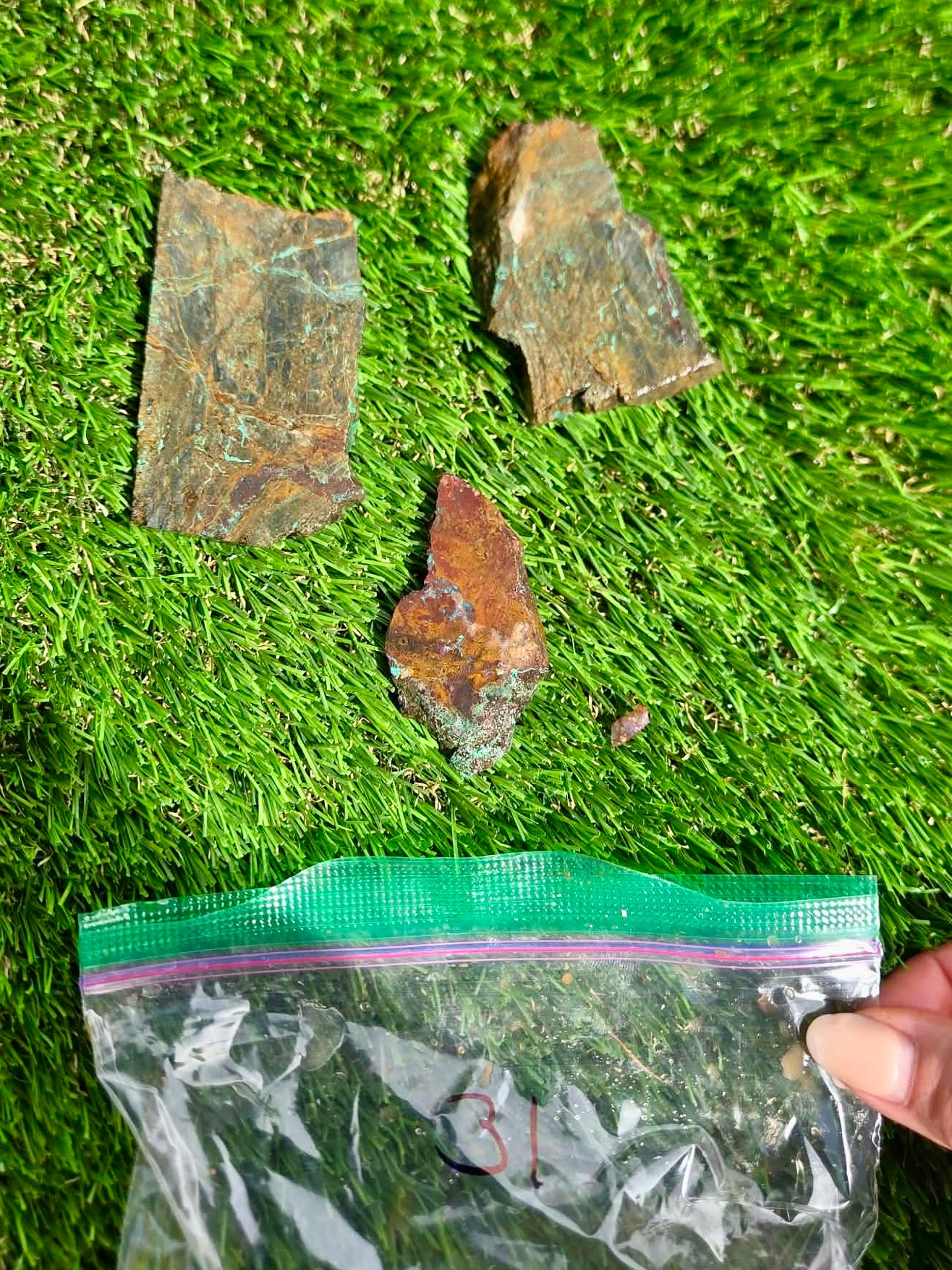 Globe Chrysocolla Slab Bundle -31