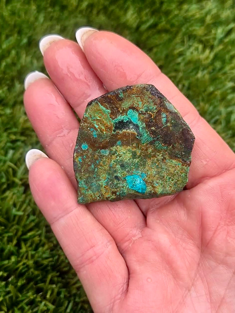 Globe Chrysocolla Slab Bundle -14