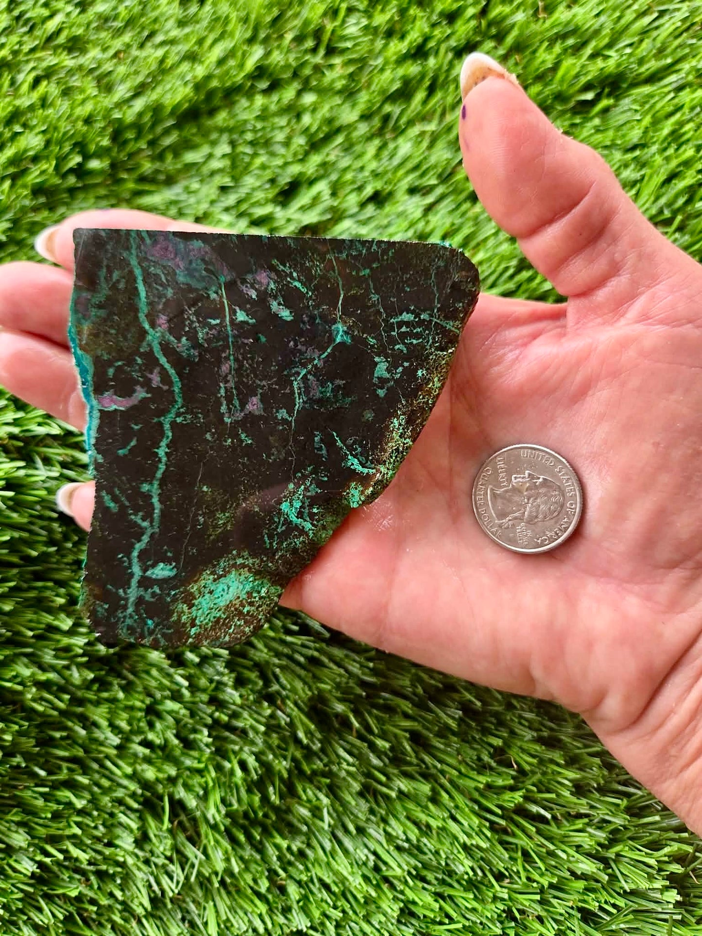 Globe Chrysocolla Slabs 32-36