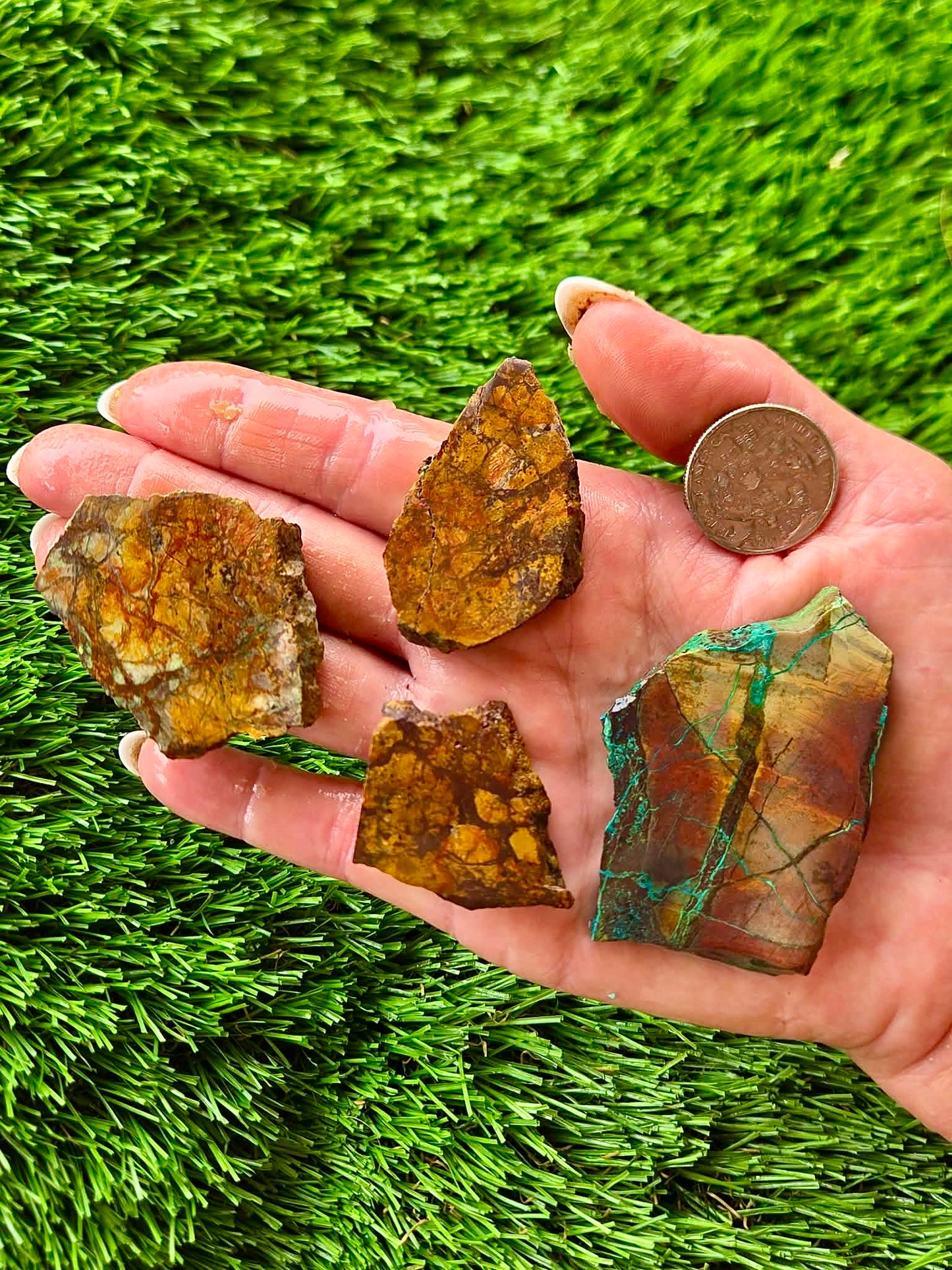 Globe Chrysocolla Slab Bundle -60