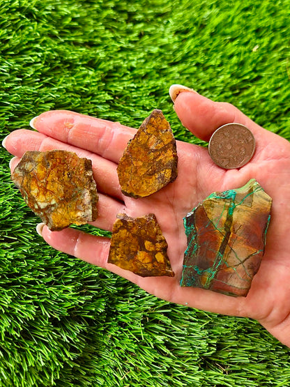 Globe Chrysocolla Slab Bundle -60
