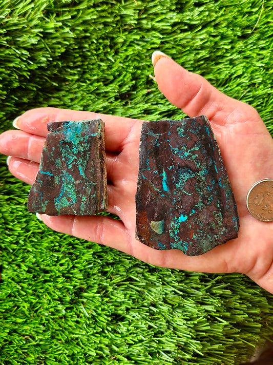 Globe Chrysocolla Slab Bundle -23