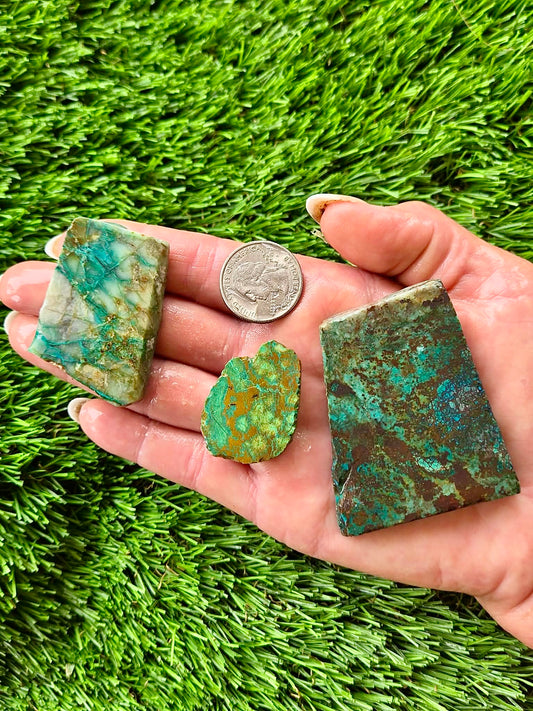 Globe Chrysocolla Slab Bundle -75