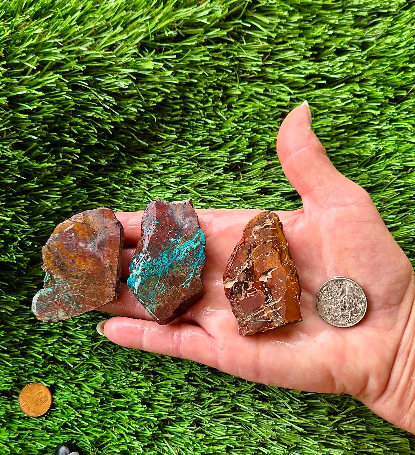 Globe Chrysocolla Slab Bundle -22