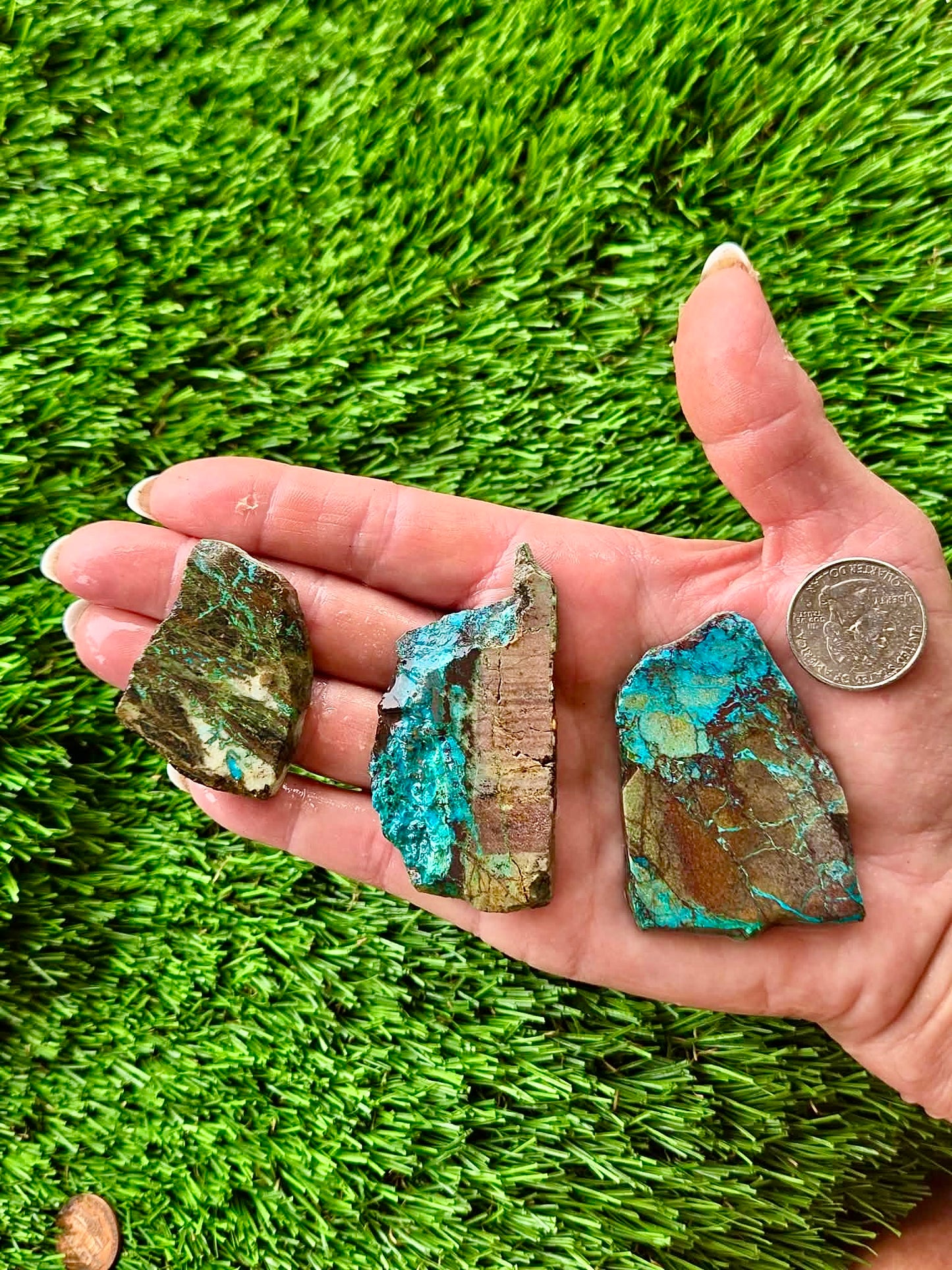 Globe Chrysocolla Slab Bundle -53