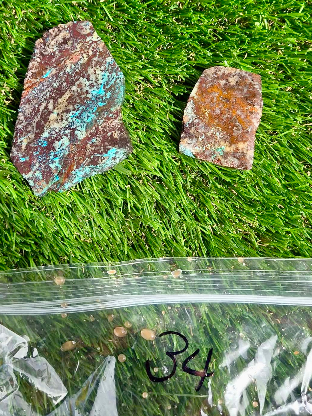 Globe Chrysocolla Slab Bundle -34