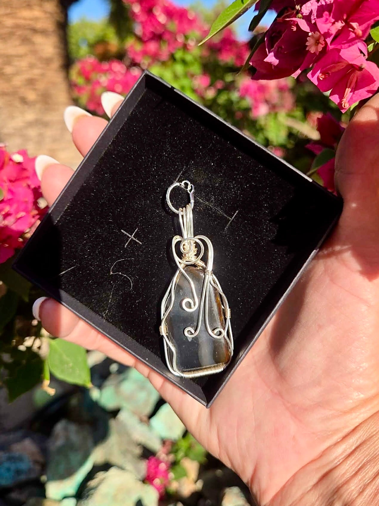Earthly Cab Necklace-N9