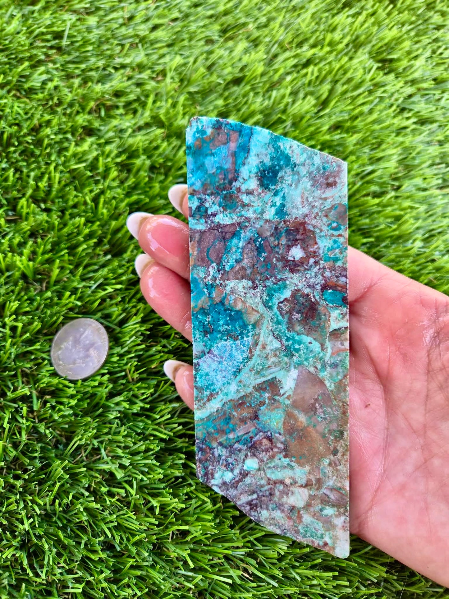 Globe Chrysocolla Slab 125-127