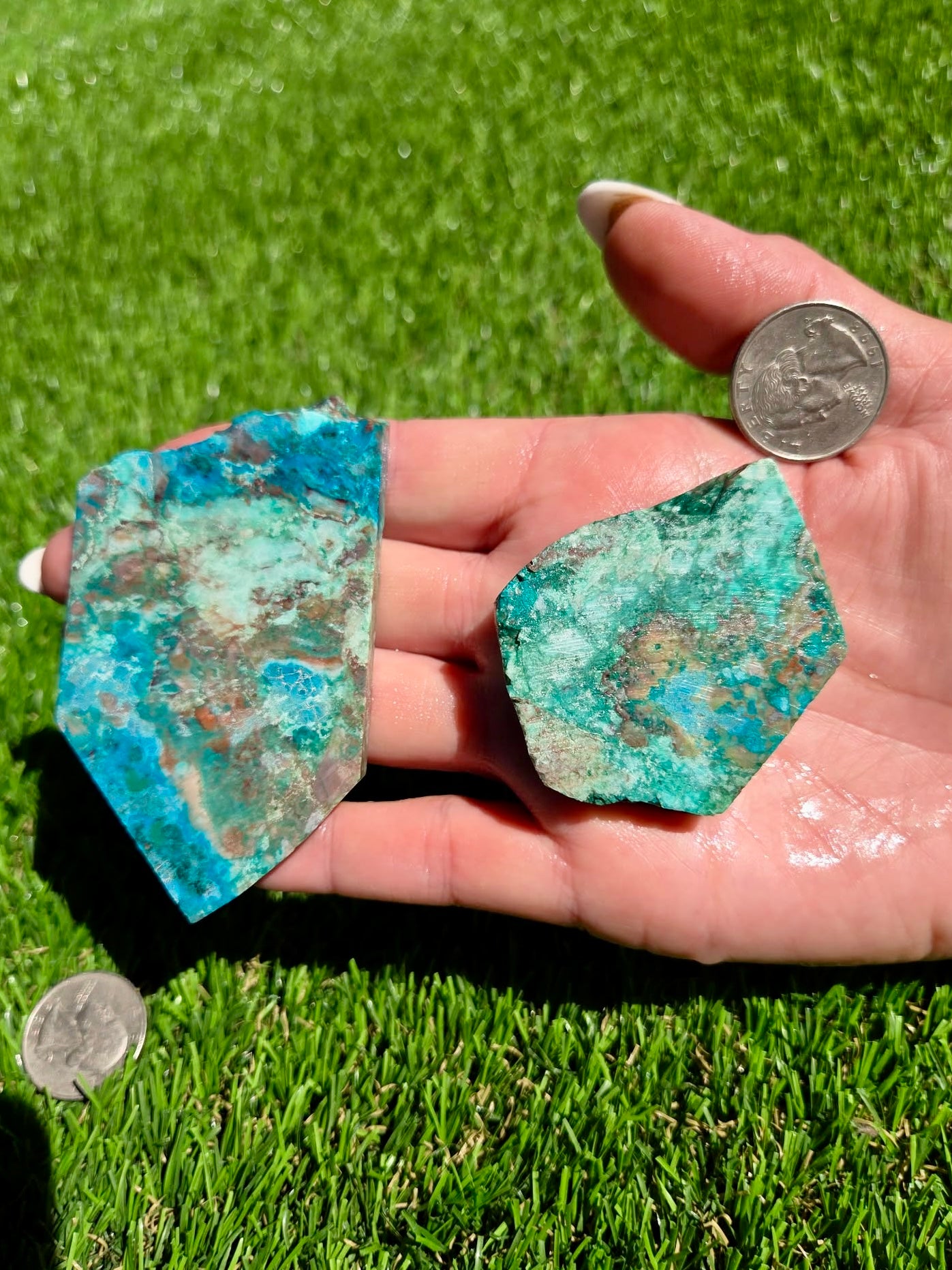 Globe Chrysocolla Slab Bundle -81