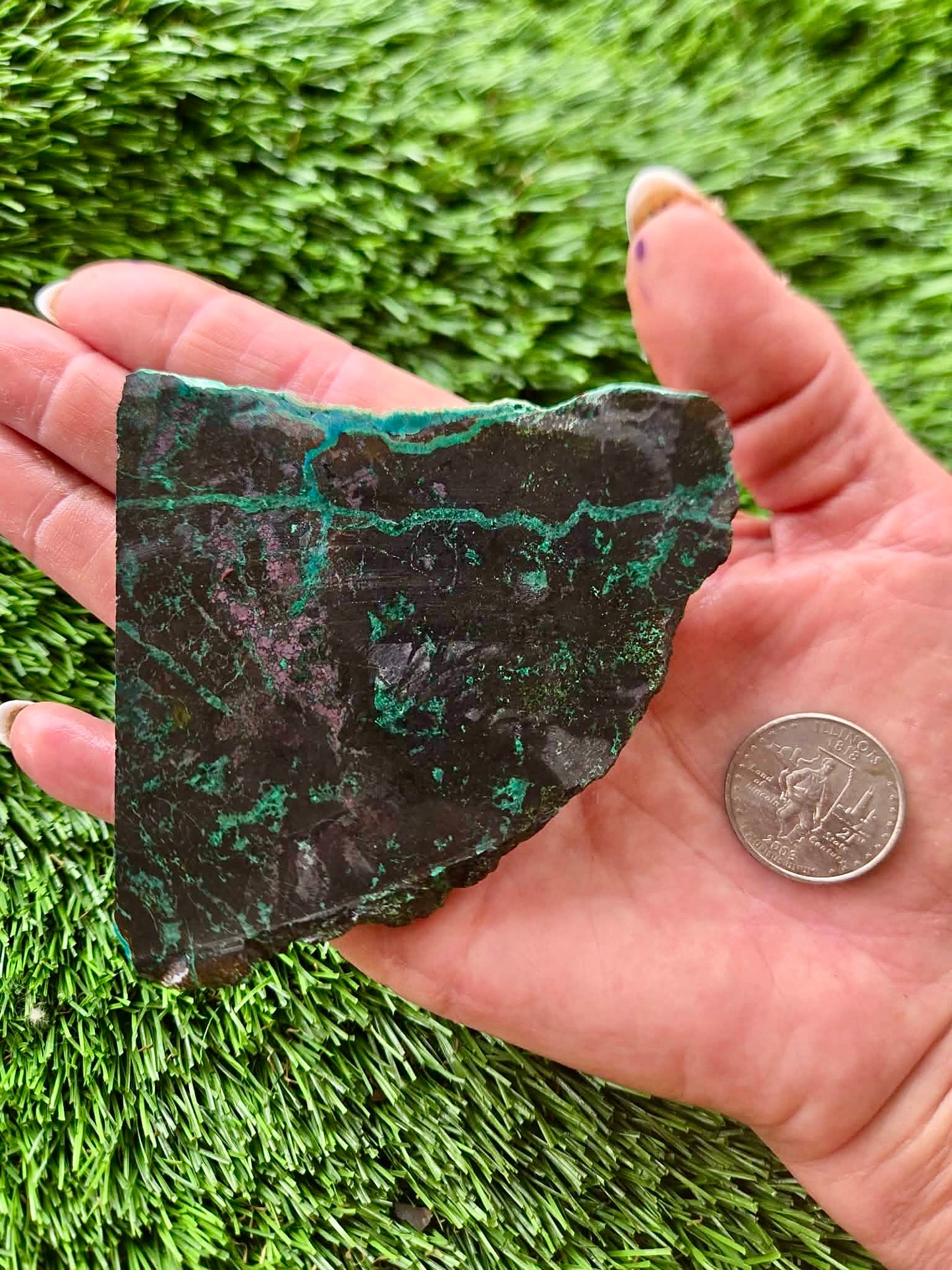 Globe Chrysocolla Slabs 32-36