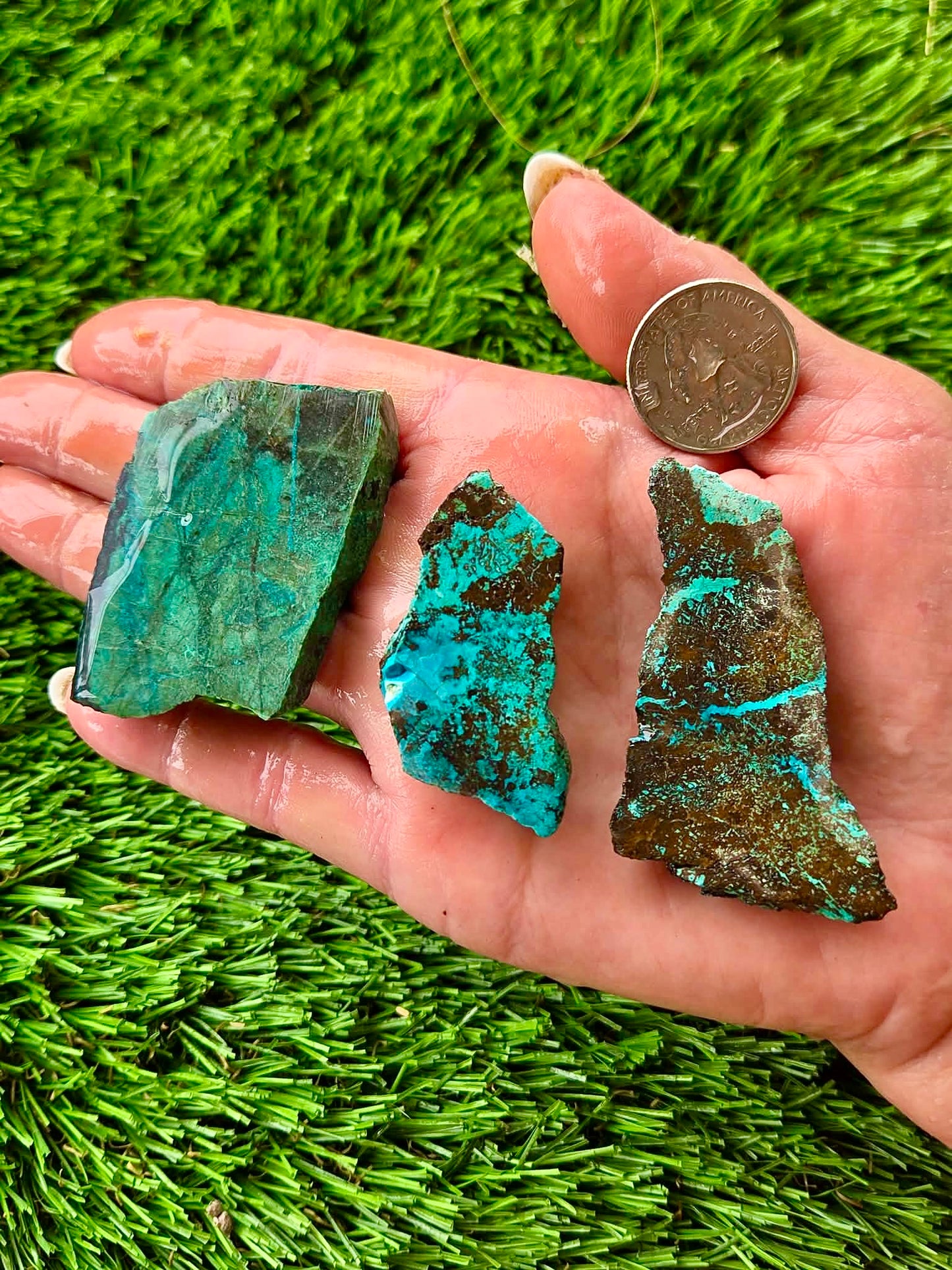 Globe Chrysocolla Slab Bundle -66