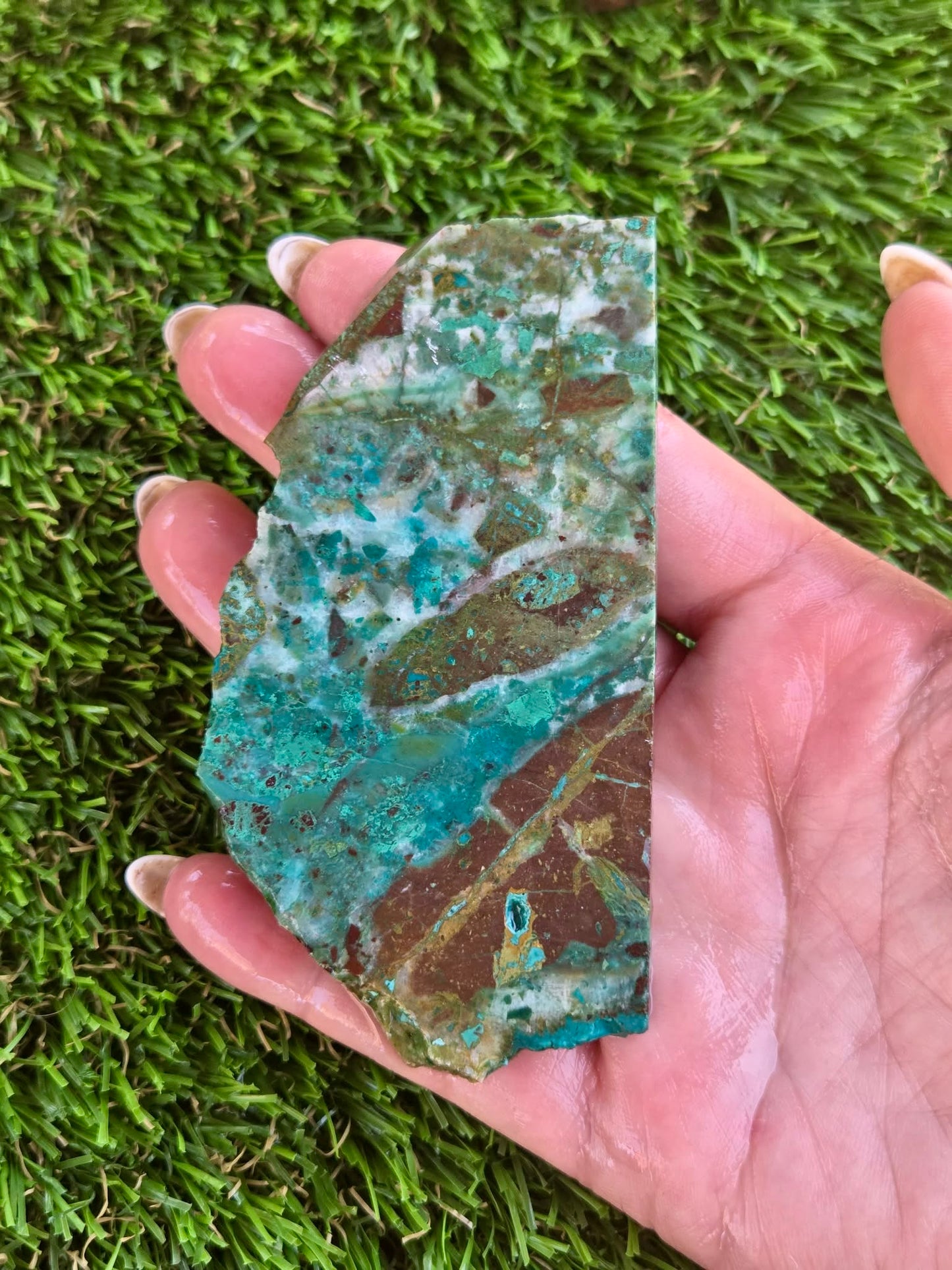 Globe Chrysocolla Slab A17-22