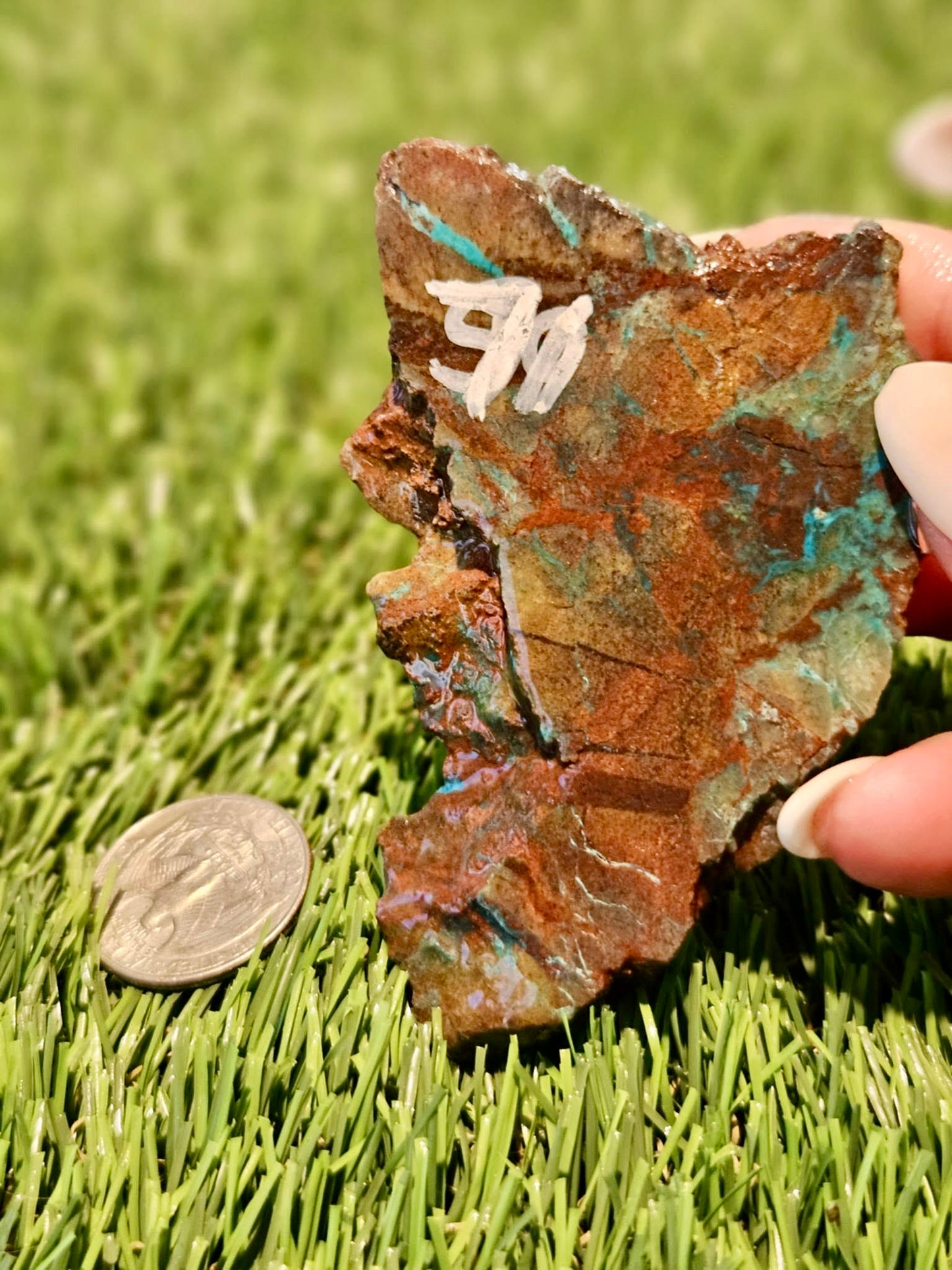 Globe Chrysocolla Slabs 67-72