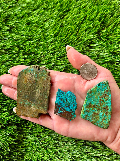 Globe Chrysocolla Slab Bundle -54