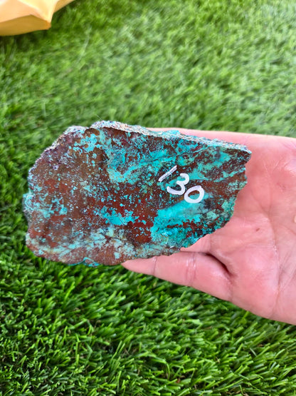 Globe Chrysocolla Slab 128-131