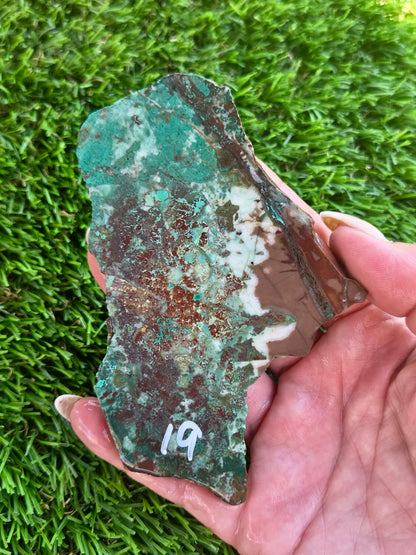 Globe Chrysocolla Slab A17-22
