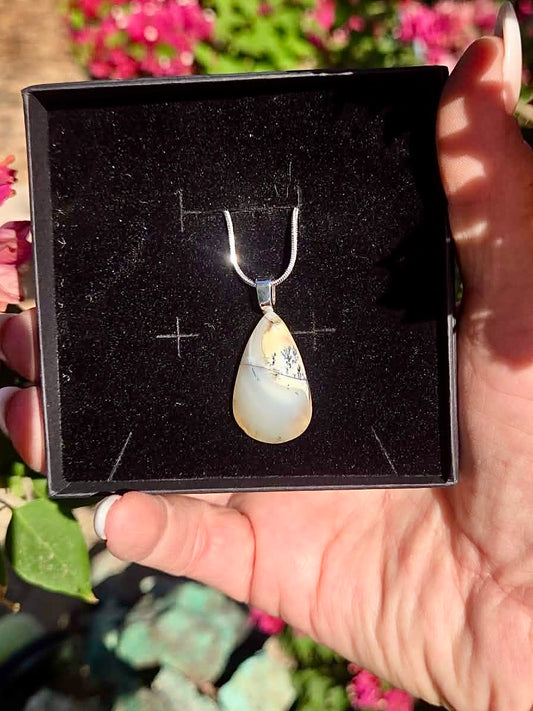Earthly Cab Necklace-N4