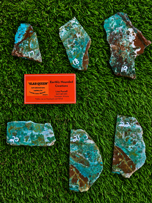 Globe Chrysocolla Slab A17-22