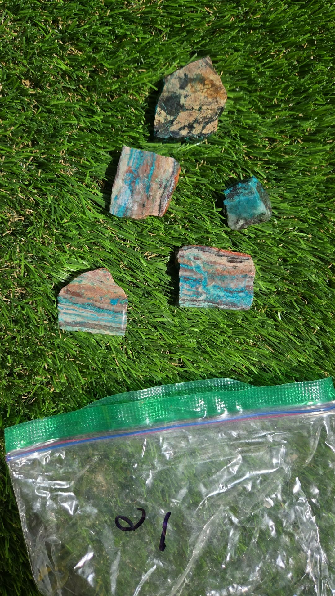 Globe Chrysocolla Slab Bundle -21