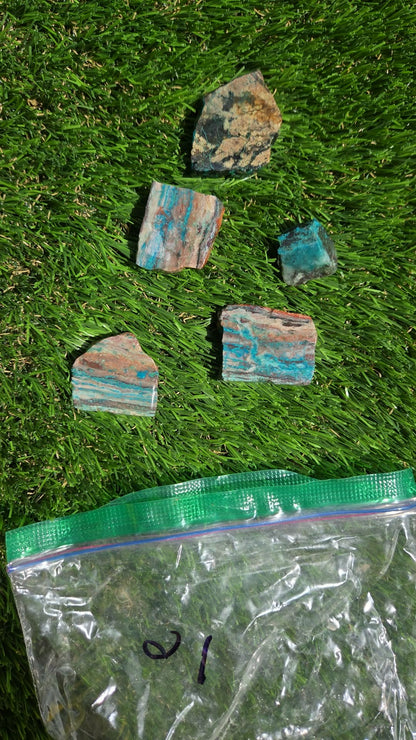 Globe Chrysocolla Slab Bundle -21
