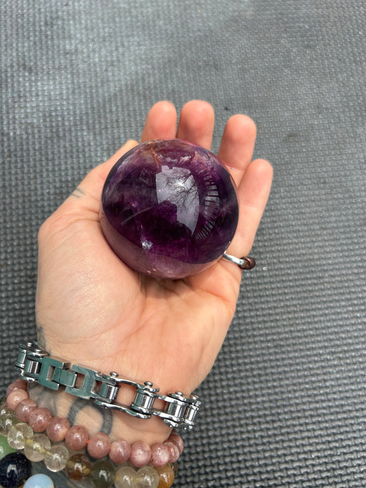 Purple Fluorite Sphere