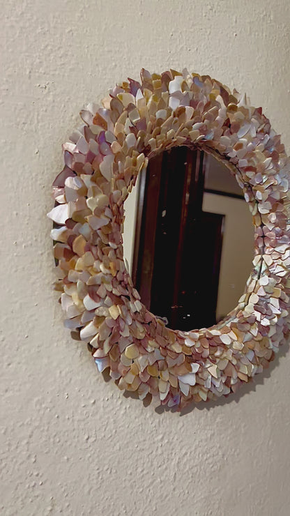 Handmade Natural Seashell Mirror