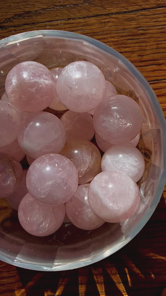 Rose Quartz XS Spheres